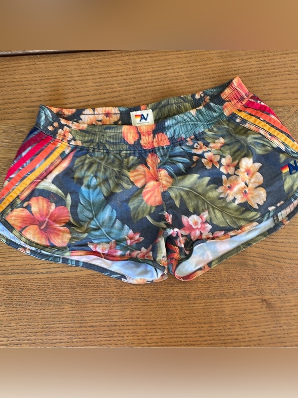 Aviator nation set! shorts and tank top bra Floral Tropical
